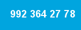 992 364 27 78 992 364 27 78